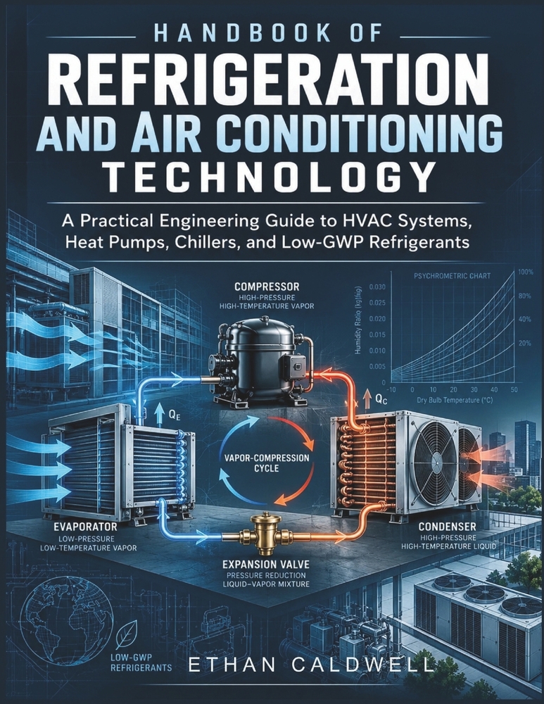 Handbook of Refrigeration and Air Conditioning Technology: A Practical Engineering Guide to HVAC Systems, Heat Pumps, Chillers, and Low-GWP Refrigeran cover