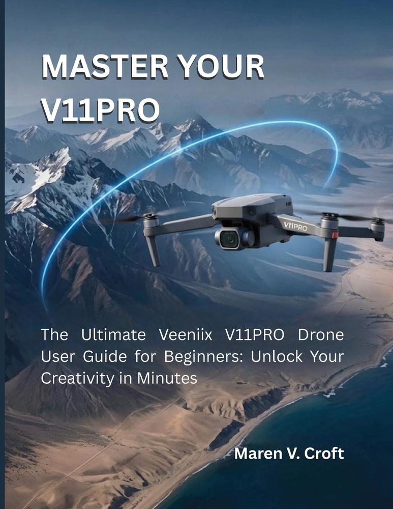 Master Your V11pro: The Ultimate Veeniix V11PRO Drone User Guide for Beginners: Unlock Your Creativity in Minutes cover