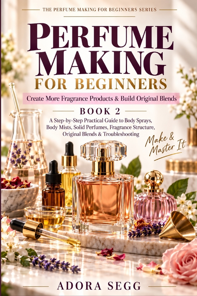 Create More Fragrance Products & Build Original Blends: A Step-by-Step Practical Guide to Body Sprays, Body Mists, Solid Perfumes, Fragrance Structure cover