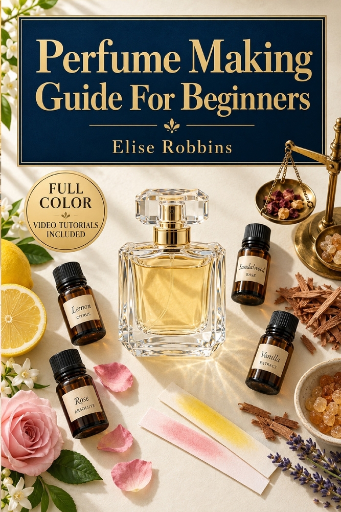 Perfume Making Guide For Beginners: Master the Techniques of Fragrance Blending, Aroma Materials, and Signature Scents, Video Tutorials Included cover