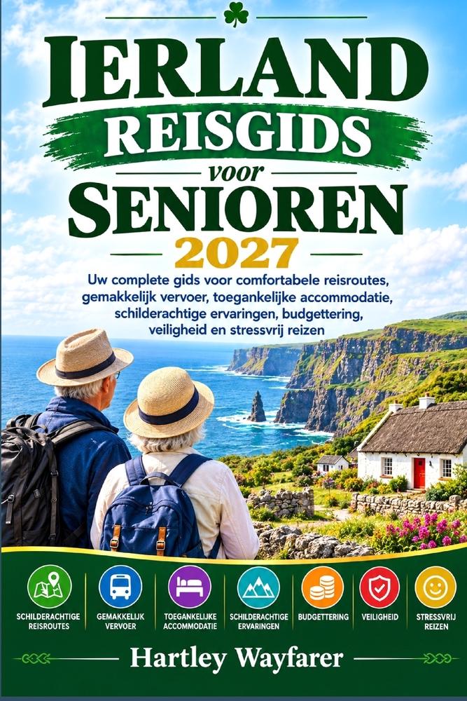 Ierland Reisgids voor Senioren 2027: Uw complete gids voor comfortabele reisroutes, gemakkelijk vervoer, toegankelijke accommodatie, schilderachtige e cover
