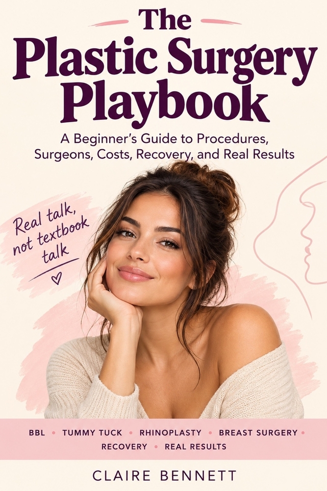 The Plastic Surgery Playbook: A Beginner's Guide to Procedures, Surgeons, Costs, Recovery, and Real Results cover