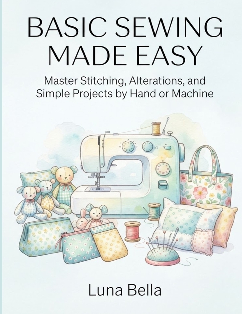 Basic Sewing Made Easy: Master Stitching, Alterations, and Simple Projects by Hand or Machine cover