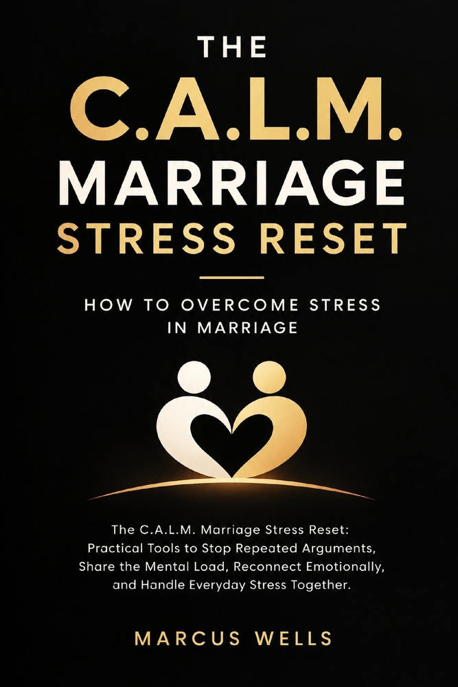 How to Overcome Stress in Marriage: The C.A.L.M. Marriage Stress Reset: Practical Tools to Stop Repeated Arguments, Share the Mental Load, Reconnect E cover
