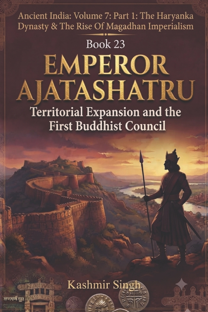 Emperor Ajatshatru: TERRITORIAL EXPANSION AND THE FIRST BUDDHIST COUNCIL: Ancient India: Volume 7: Part 1: The Haryanka Dynasty & The Rise Of Magadhan cover