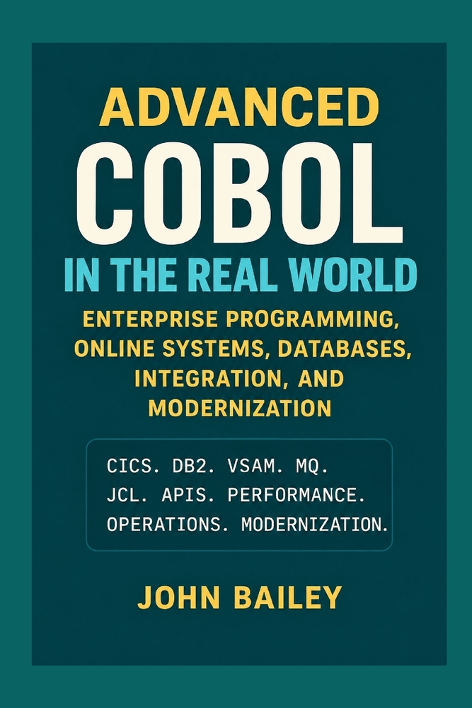 Advanced COBOL in the Real World: Enterprise Programming, Online Systems, Databases, Integration, and Modernization cover