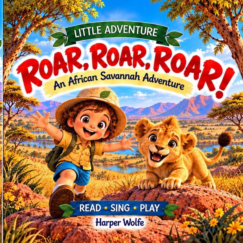 Roar, Roar, Roar: An African Savannah Adventure cover