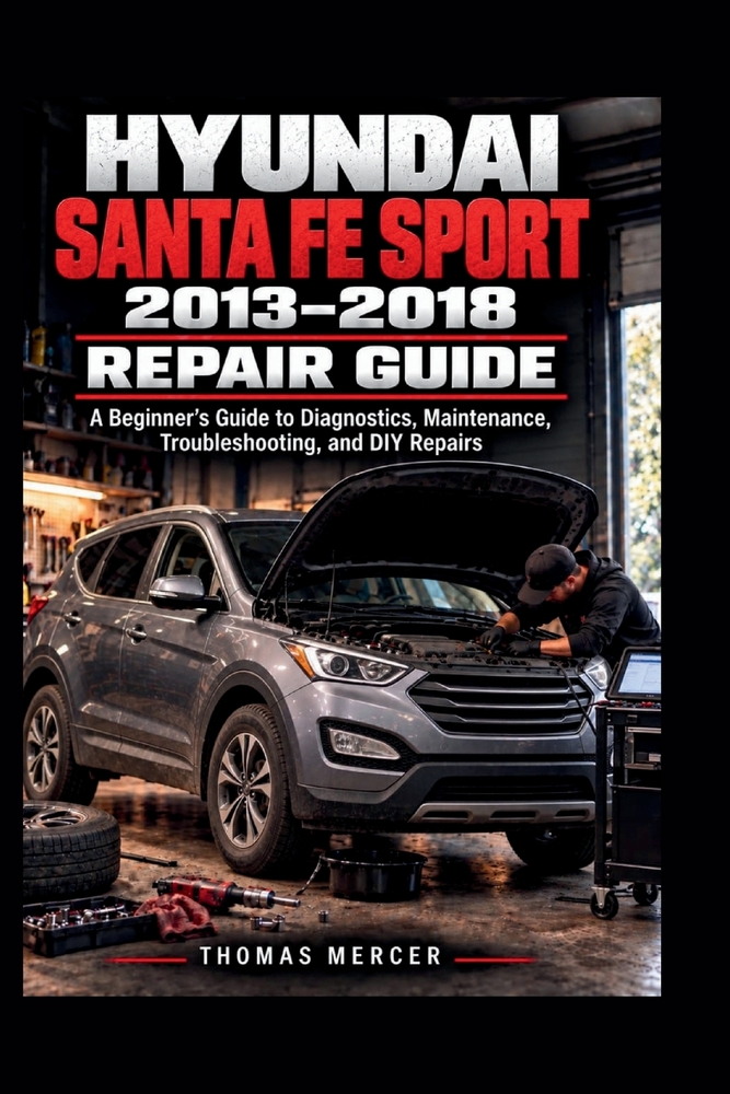 Hyundai Santa Fe Sport 2013-2018 Repair Guide: A Beginner's Guide to Diagnostics, Maintenance, Troubleshooting, and DIY Repairs cover