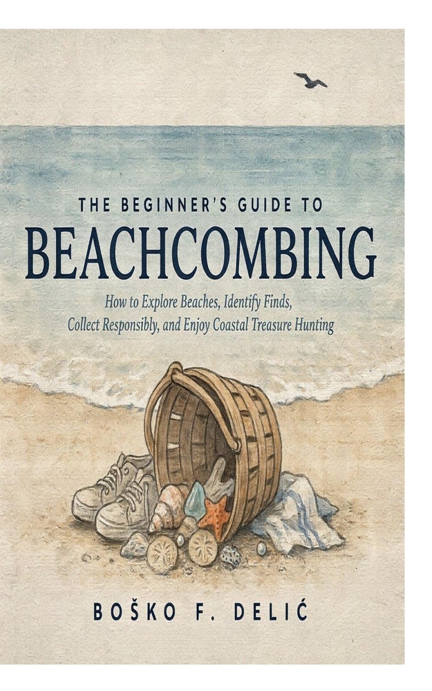The Beginner's Guide to Beachcombing: How to Explore Beaches, Identify Finds, Collect Responsibly, and Enjoy Coastal Treasure Hunting cover