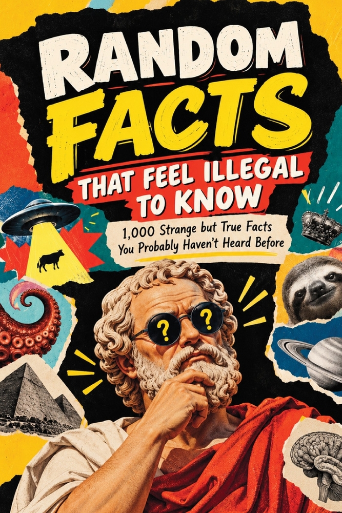 Random Facts That Feel Illegal to Know: 1,000 Strange but True Facts You Probably Haven't Heard Before cover