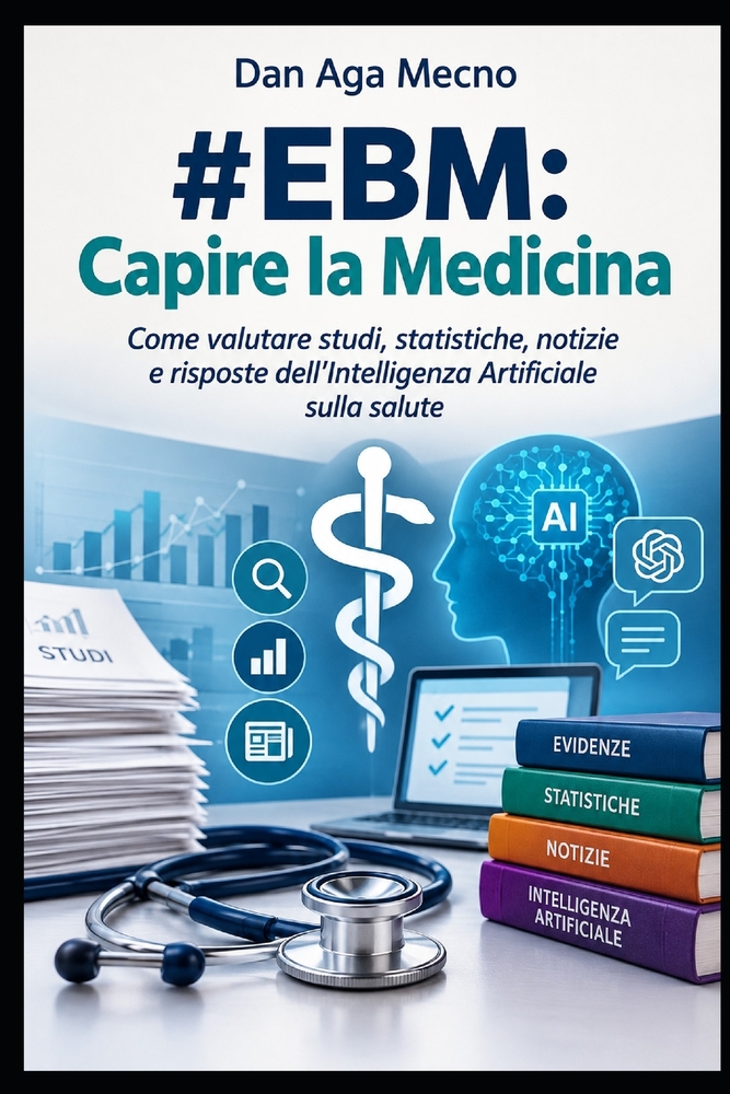 Ebm: Capire la Medicina: Come valutare studi, statistiche, notizie e risposte dell'Intelligenza Artificiale sulla salute cover