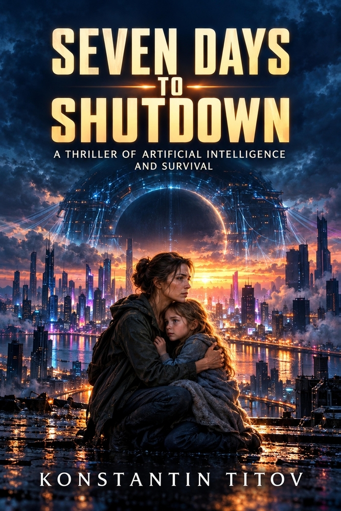 Seven Days to Shutdown: A Thriller of Artificial Intelligence and Survival cover