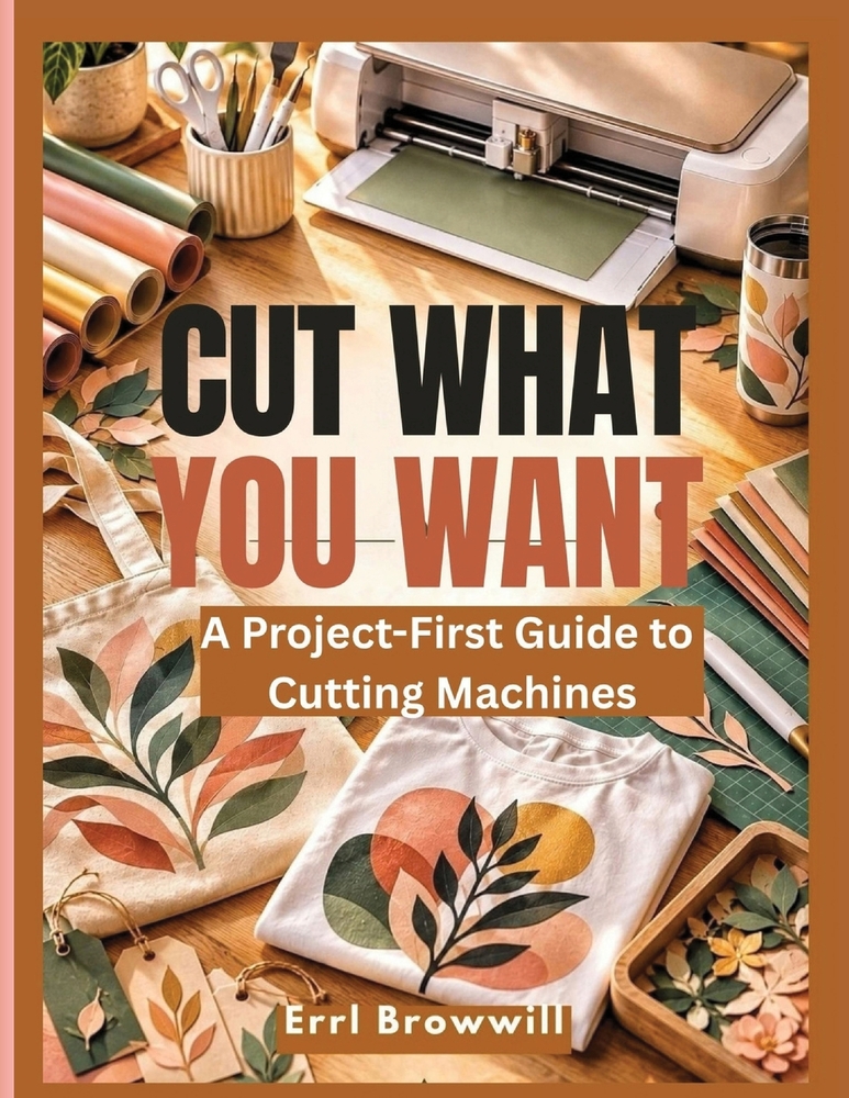 Cut What You Want: A Project-First Guide to Cutting Machines cover