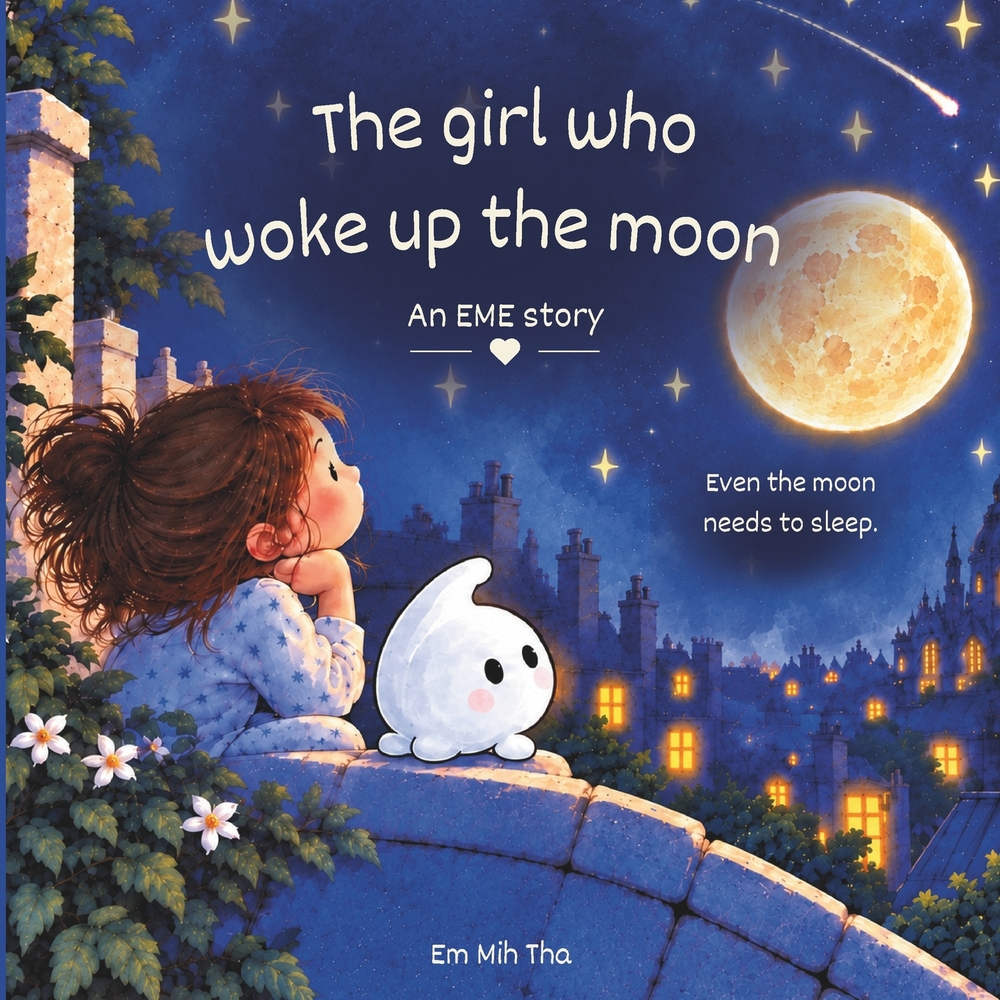 The Girl Who Woke UP the Moon: A story about sleep and rest, because sometimes, learnig to sleep takes a little imagination. cover