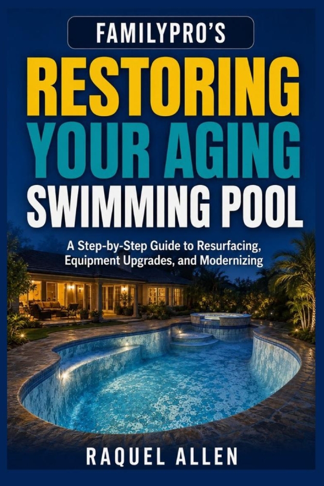 Familypro's Restoring Your Aging Swimming Pool: A Step-by-Step Guide to Resurfacing, Equipment Upgrades, and Modernizing cover