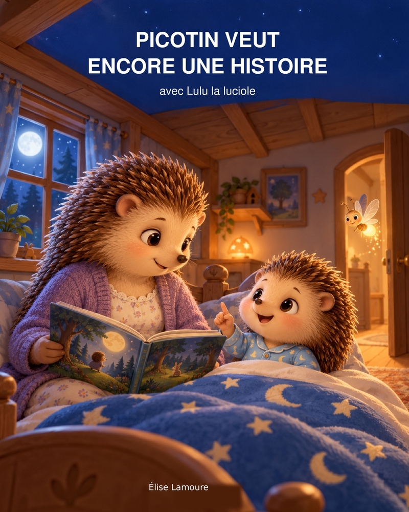 Picotin veut encore une histoire: Un doux rituel avec Lulu la luciole cover