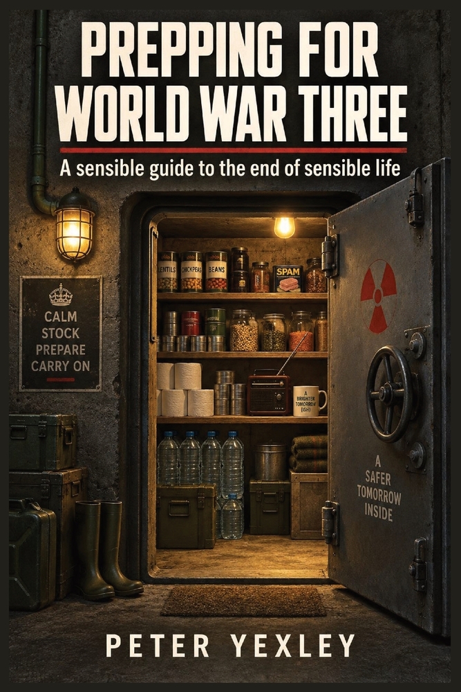 Prepping for World War Three: A sensible guide to the end of sensible life cover