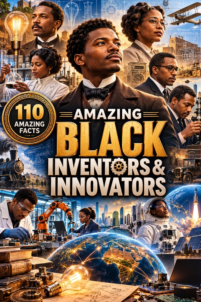 Amazing Black Inventors & Innovators: 110 Stories of Black Scientists, Engineers, Inventions & Breakthroughs That Shaped the Modern World cover