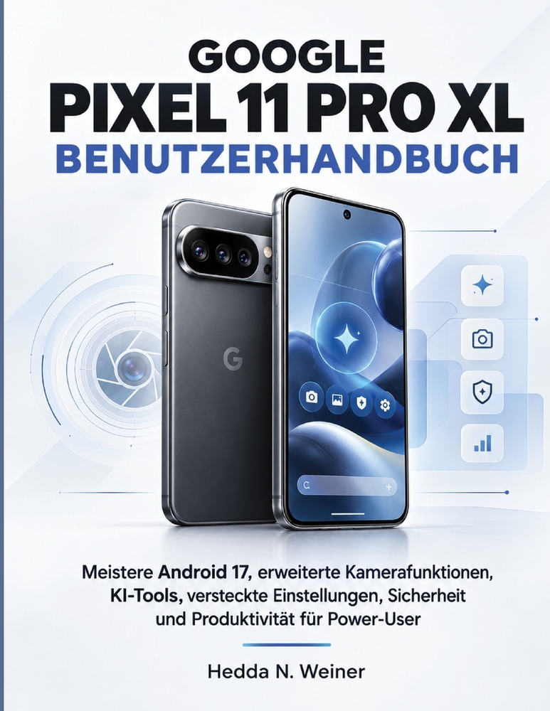 Google Pixel 11 Pro XL Benutzerhandbuch: Meistere Android 17, erweiterte Kamerafunktionen, KI-Tools, versteckte Einstellungen, Sicherheit und Produkti cover