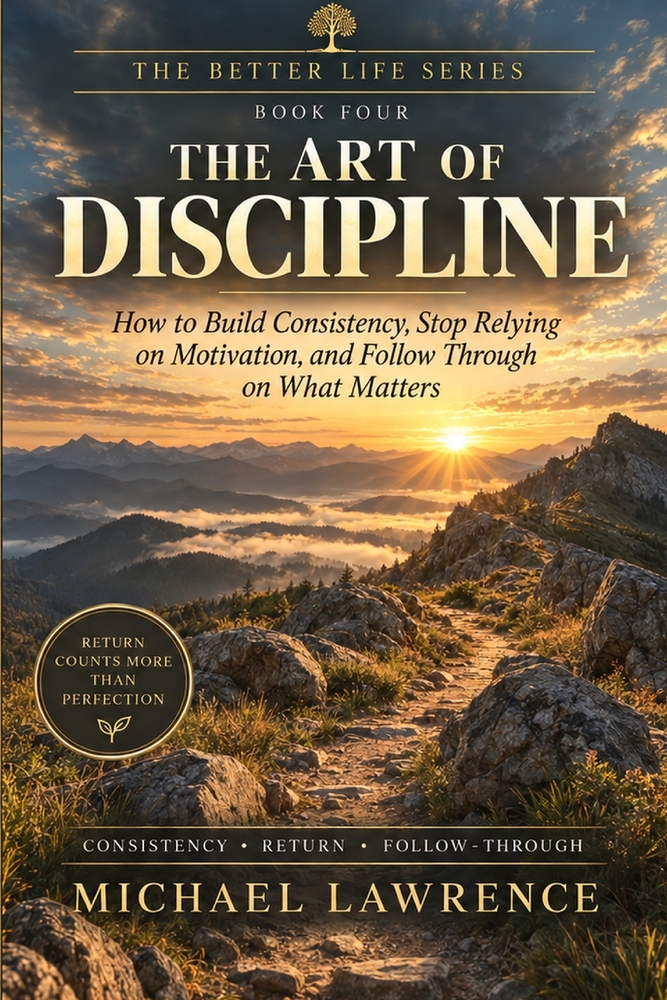 The Art Of Discipline: How to Build Consistency, Stop Relying on Motivation, and Follow Through on What Matters cover