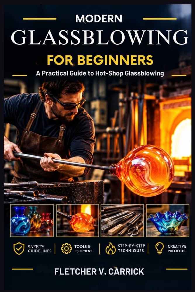 Modern Glassblowing For Beginners: A Practical Guide to Hot-Shop Glassblowing cover