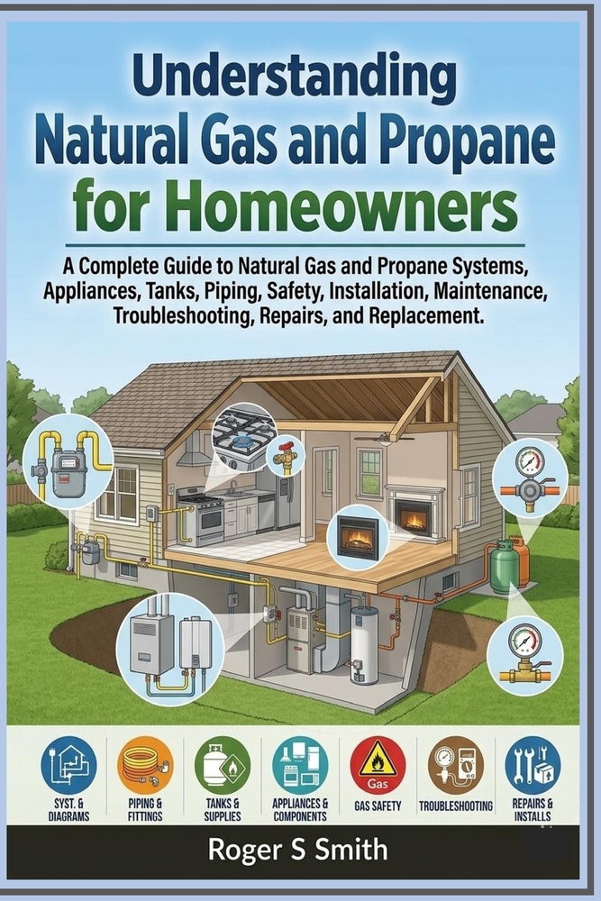 Understanding Natural Gas and Propane for Homeowners: A Complete Guide to Natural Gas and Propane Systems, Appliances, Tanks, Piping, Safety, Installa cover