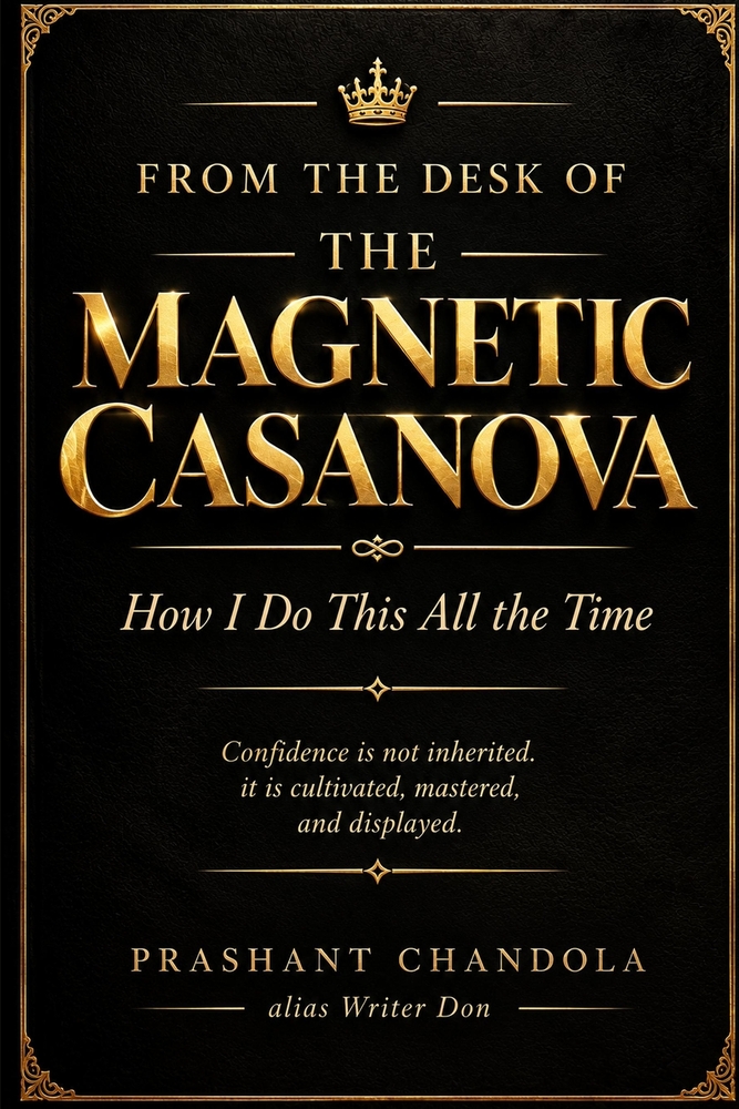 From the Desk of the Magnetic Casanova: How I do thsi all the time cover