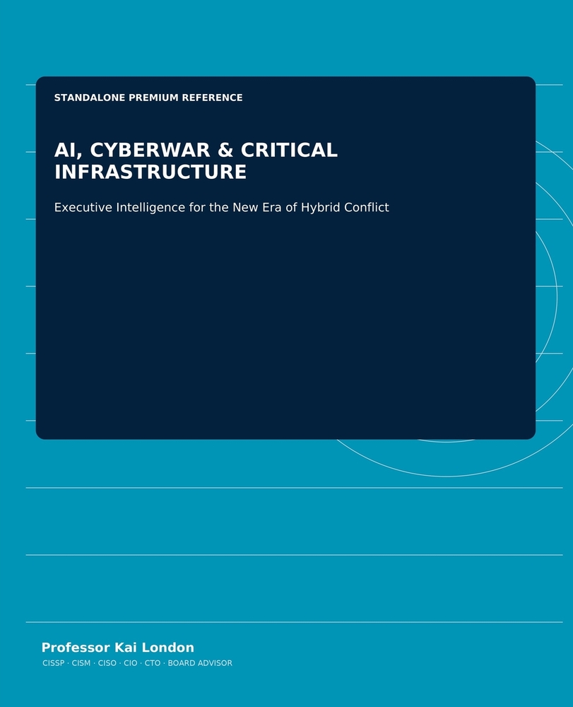 Ai, Cyberwar & Critical Infrastructure: Executive Intelligence for the New Era of Hybrid Conflict cover