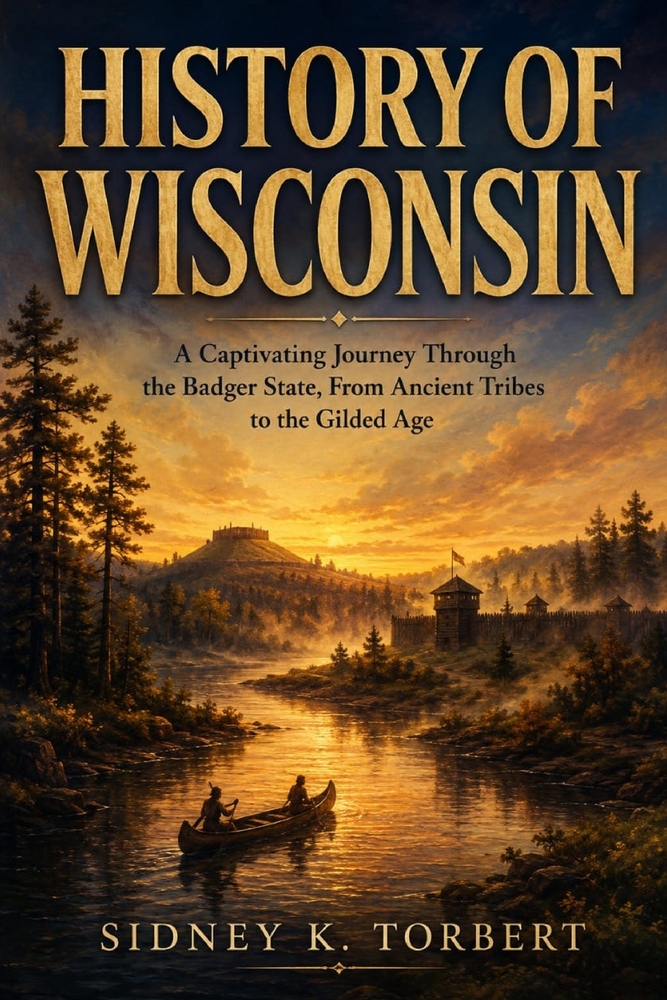 History of Wisconsin: A Captivating Journey Through the Badger State, From Ancient Tribes to the Gilded Age cover