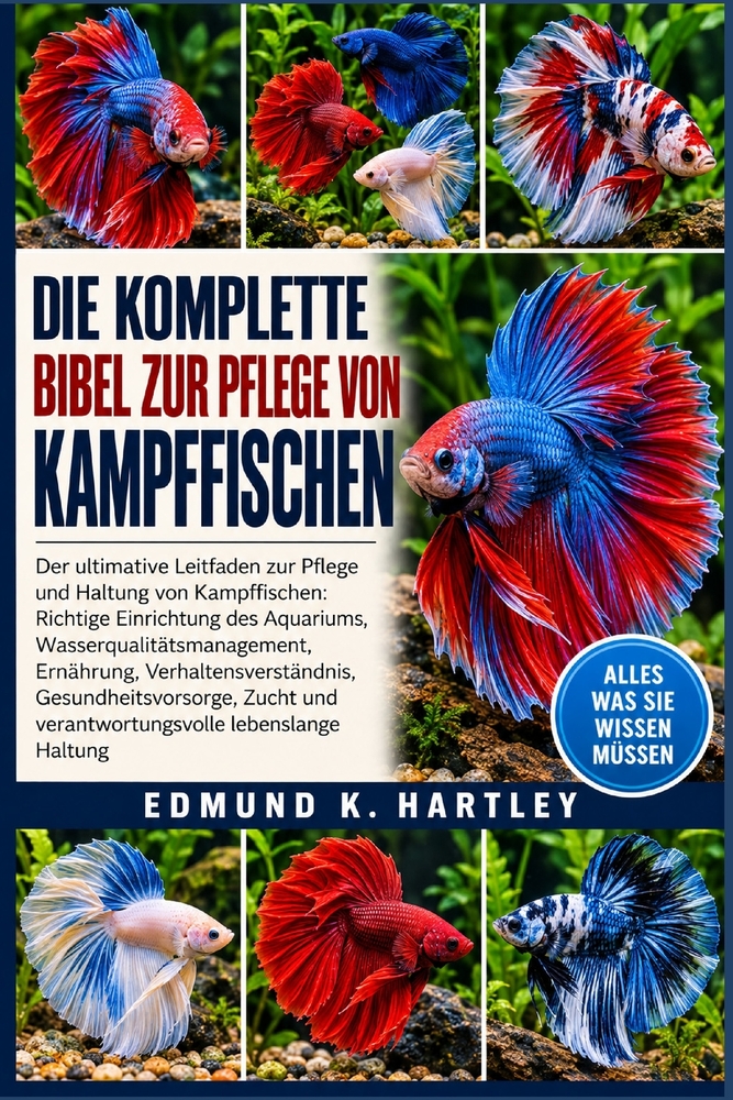 Die Komplette Bibel Zur Pflege Von Kampffischen: Der ultimative Leitfaden zur Pflege und Haltung von Kampffischen: Richtige Einrichtung des Aquariums, cover