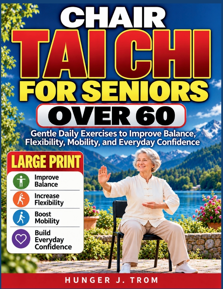 Chair Tai Chi for Seniors Over 60: Gentle Daily Exercises to Improve Balance, Flexibility, Mobility, and Everyday Confidence cover