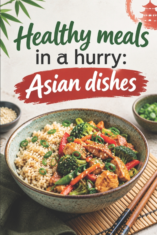 Healthy Meals in a Hurry: Asian Dishes: Quick, Easy & Delicious Asian Recipes for Busy People: Simple Meal Prep, Stir-Fries, Noodle Bowls & 30-Minute cover