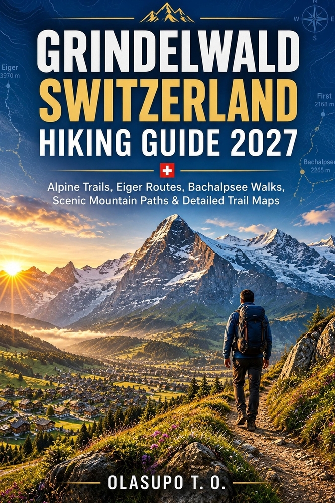 Grindelwald Switzerland Hiking Guide 2027: Alpine Trails, Eiger Routes, Bachalpsee Walks, Scenic Mountain Paths & Detailed Trail Maps cover