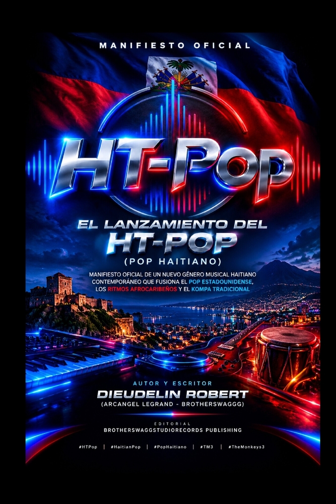 El Lanzamiento del HT-Pop (Pop Haitiano): Manifiesto Oficial de un Nuevo Género Musical Haitiano Contemporáneo que Fusiona el Pop Estadounidense, los cover