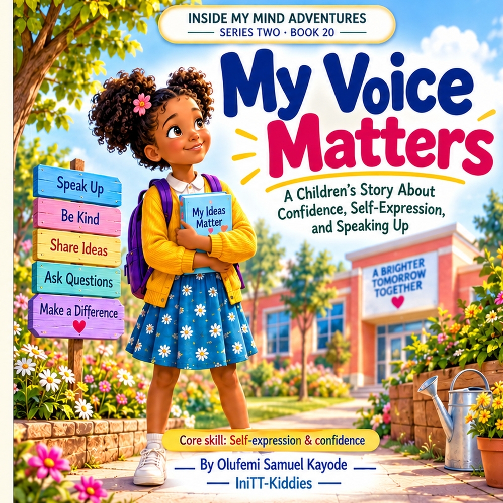 My Voice Matters: A Children's Story About Confidence, Self-Expression, and Speaking Up cover