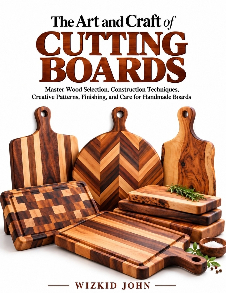 The Art and Craft of Cutting Boards: Master Wood Selection, Construction Techniques, Creative Patterns, Finishing, and Care for Handmade Boards cover