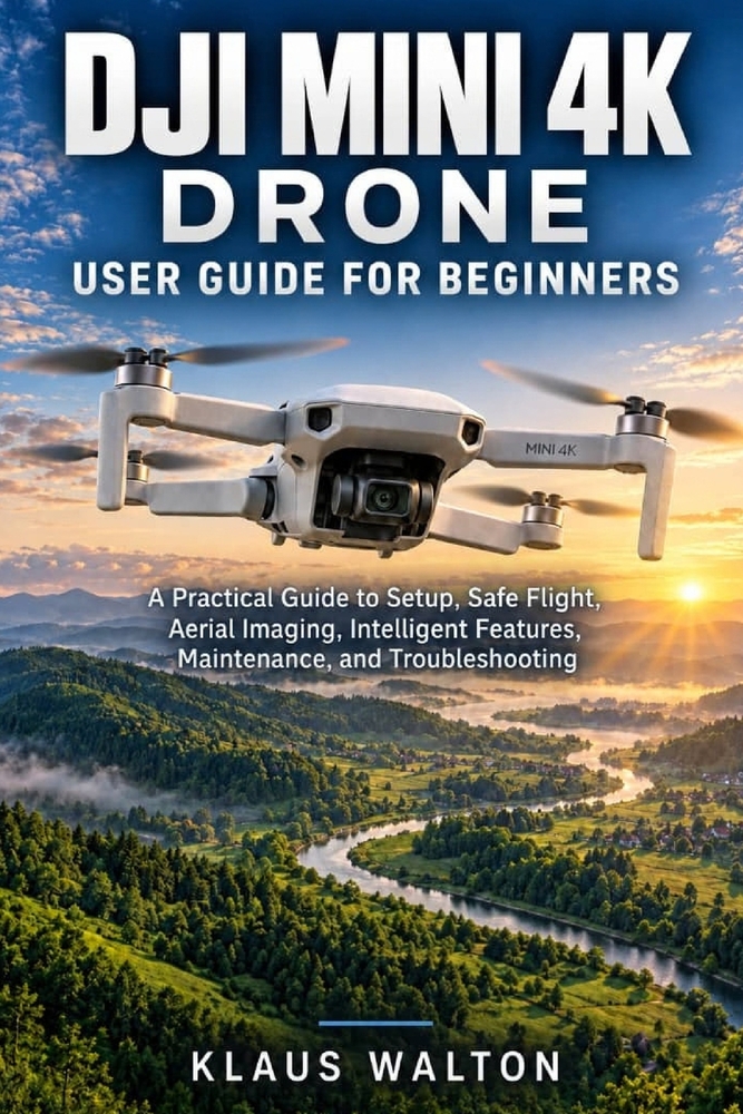 Dji Mini 4k Drone User Guide for Beginners: A Practical Guide to Setup Safe Flight Aerial Imaging Intelligent Features Maintenance and Troubleshooting cover