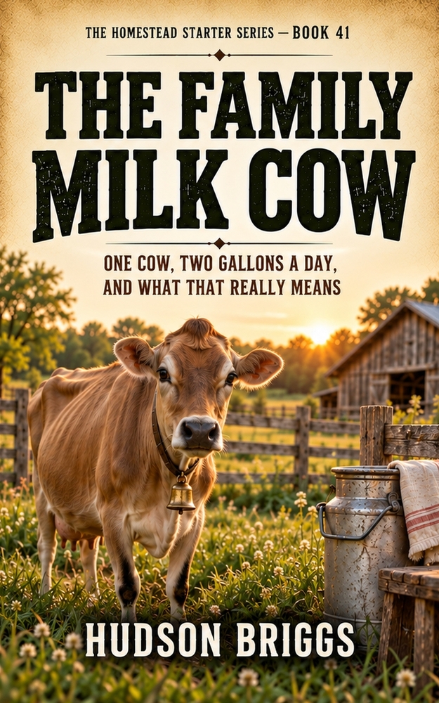The Family Milk Cow: One Cow, Two Gallons a Day, and What That Really Means cover