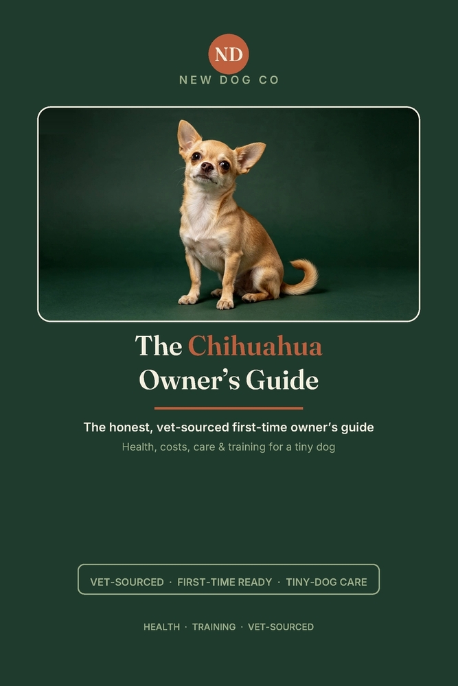 The Chihuahua Owner's Guide: A Vet-Sourced First-Time Owner's Guide to Health, Costs, Care & Training for a Tiny Dog cover