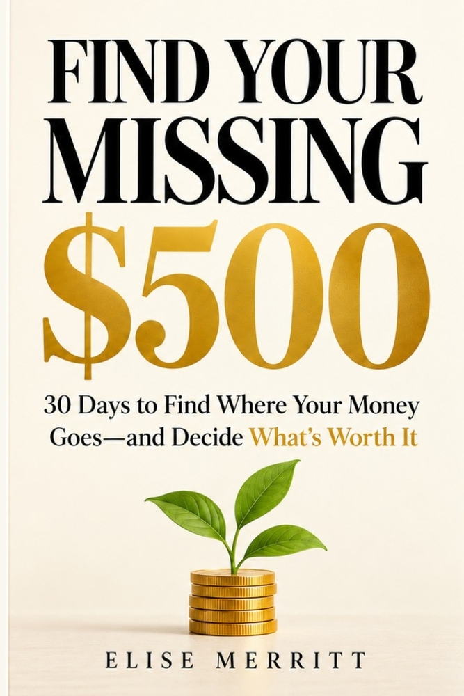 Find Your Missing $500: 30 Days to Find Where Your Money Goes-and Decide What's Worth It cover