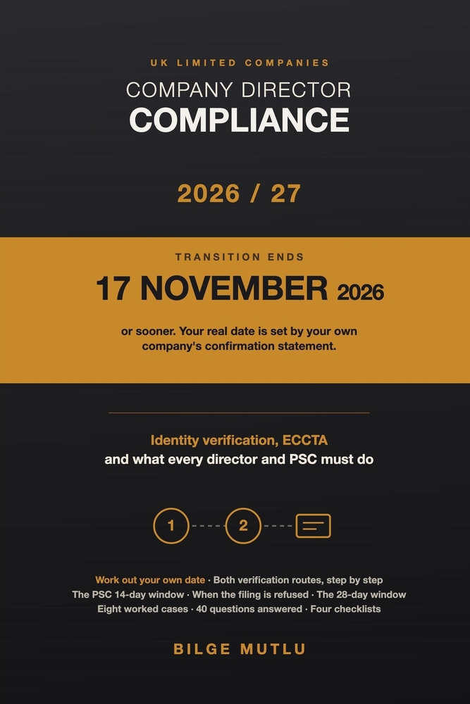 UK Company Director Compliance 2026/27: Companies House Identity Verification, ECCTA and What Every Director and PSC Must Do cover
