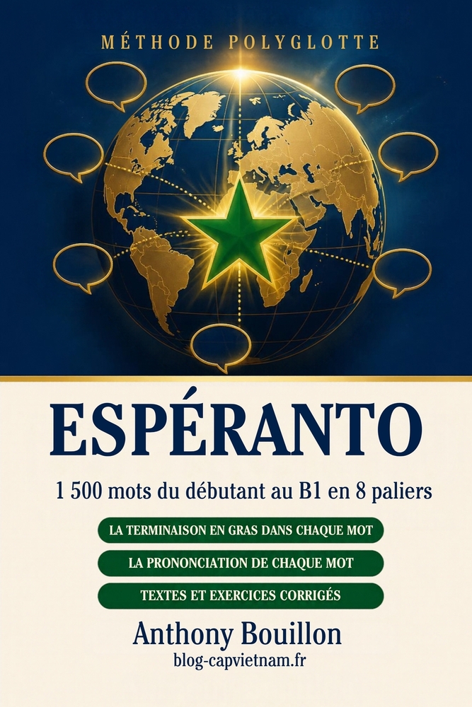 Espéranto - Méthode polyglotte: 1 500 mots du débutant au B1 en 8 paliers cover