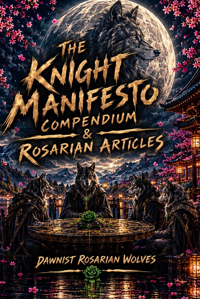 The Knight Manifesto Compendium & Rosarian Articles: Dawnist Rosarian Wolves cover