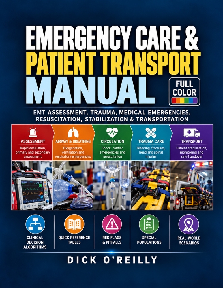 Emergency Care & Patient Transport Manual: EMT Assessment, Trauma, Medical Emergencies, Resuscitation, Stabilization & Transportation cover