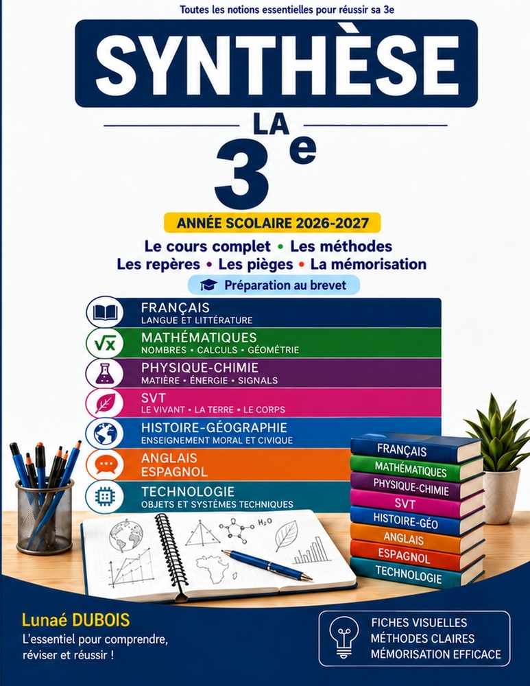SYNTHÈSE LA 3e: Tout l'essentiel de la 3e réuni dans un seul ouvrage. cover