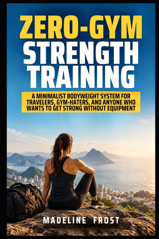 Zero-Gym Strength Training: A Minimalist Bodyweight System for Travelers, Gym-Haters, and Anyone Who Wants to Get Strong Without Equipment cover