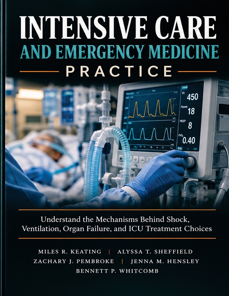 Intensive Care and Emergency Medicine Practice: Understand the Mechanisms Behind Shock, Ventilation, Organ Failure, and ICU Treatment Choices cover