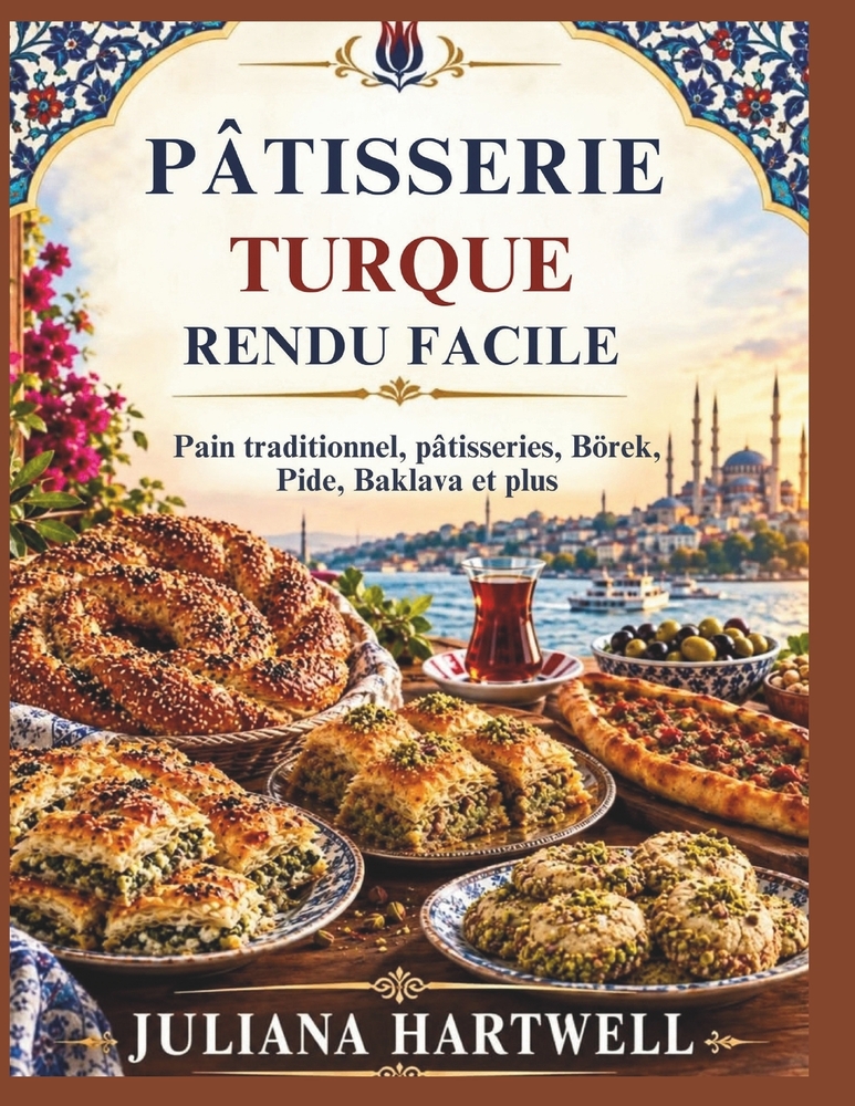 Pâtisserie Turque Rendu Facile: Pain traditionnel, pâtisseries, Börek, Pide, Baklava et plus cover