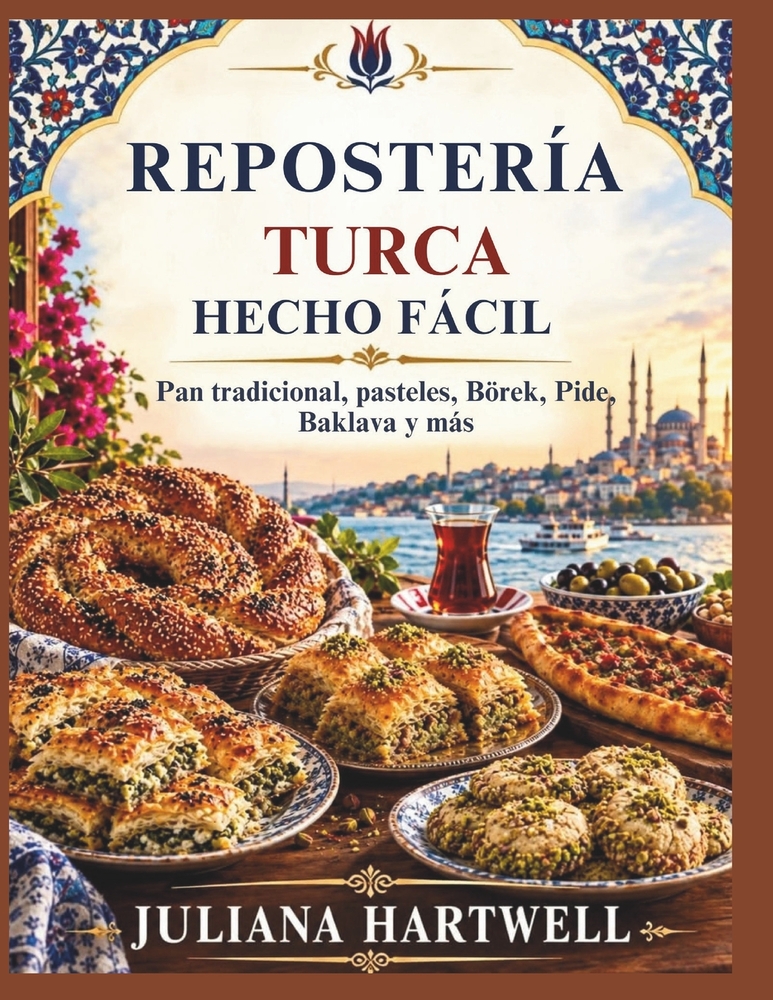 Repostería Turca Hecho Fácil: Pan tradicional, pasteles, Börek, Pide, Baklava y más cover