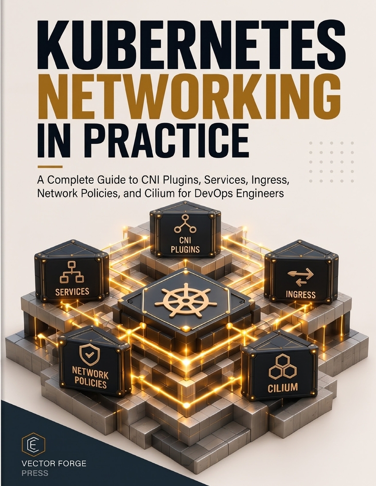 Kubernetes Networking in Practice: A Complete Guide to CNI Plugins, Services, Ingress, Network Policies, and Cilium for DevOps Engineers cover